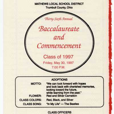Commencement Program