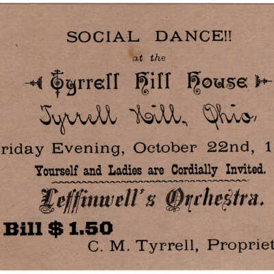 Social Dance Invitation