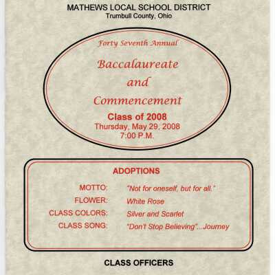 Commencement Program