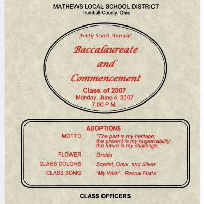 Commencement Program