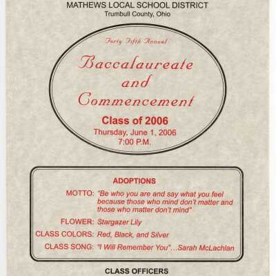 Commencement Program