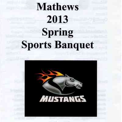 Sports Banquet Program