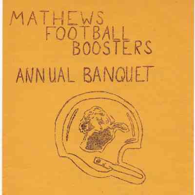 Football Banquet Program