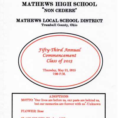 Commencement Program