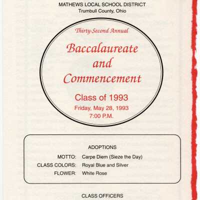 Commencement Program