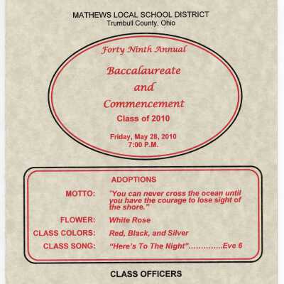 Commencement Program