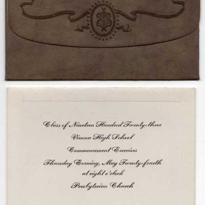 Commencement Invitation 1923