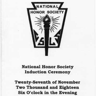 National Honors Society Program 2018