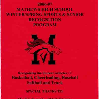 Sports Banquet Program