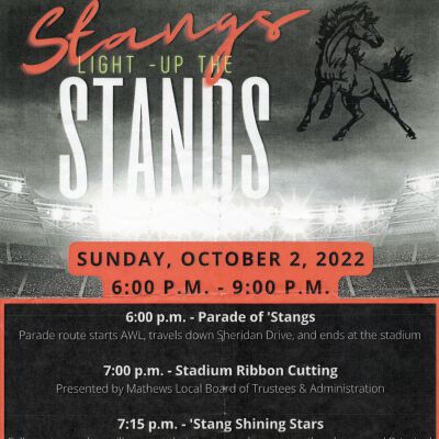 Light up the Stands Flyer