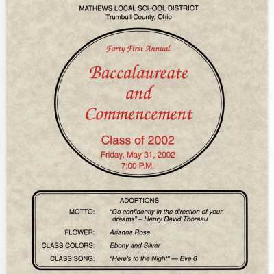 Commencement Program