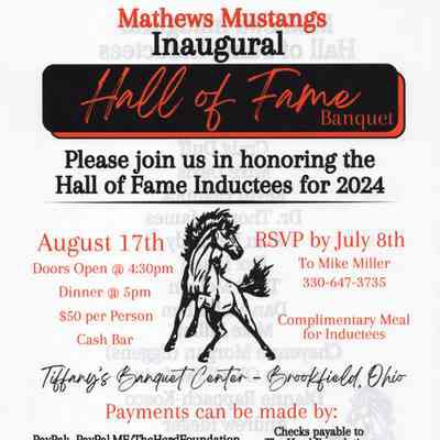 Hall of Fame Flyer