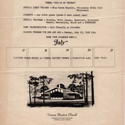 Baptist Church Flyer