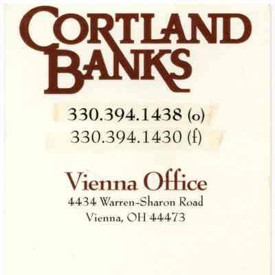 Cortland Banks Card