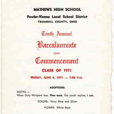 Commencement Program