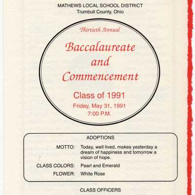 Commencement Program