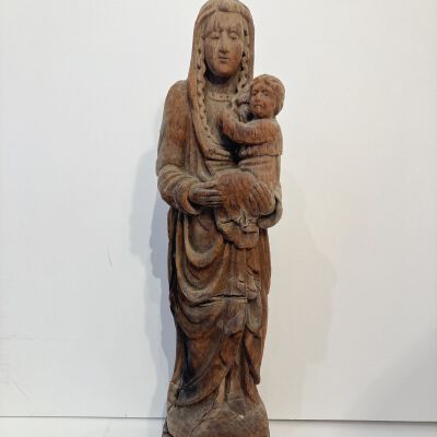Sculpture of the Standing Virgin Mary - 1