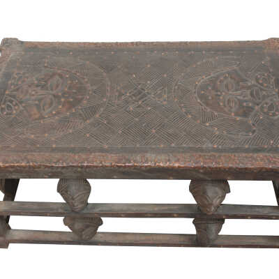 20th-Century Chokwe Table from Kinshasa, Congo