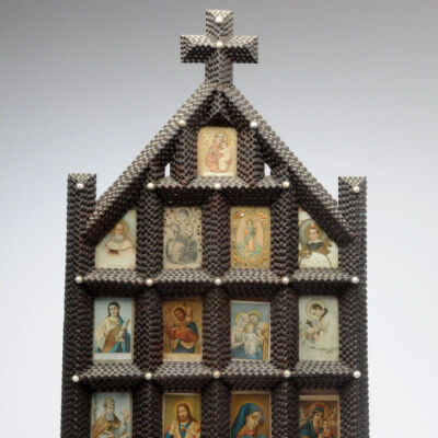 Tramp Art Frame for holy cards