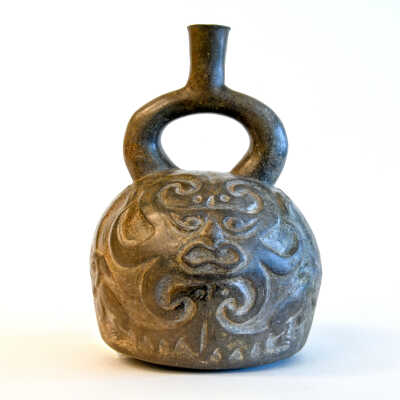 Mochica IV Mold Made Stirrup Vessel