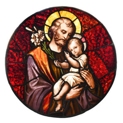St. Joseph Holding the Christ Child
