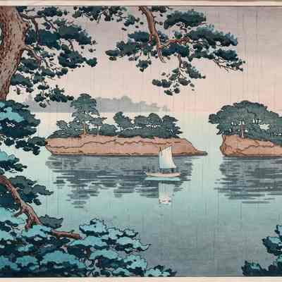 Spring Rain at Matsushima