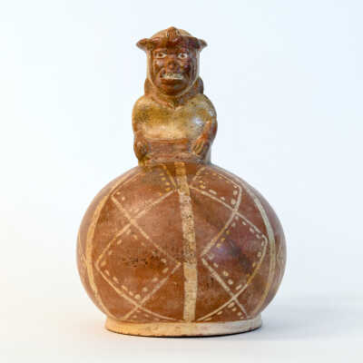 Mochica Mold Made Pottery Vessel