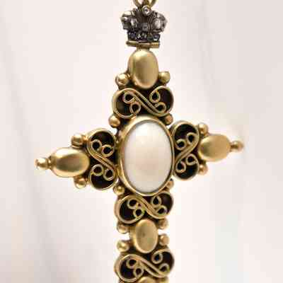 Faberge Gold Cross