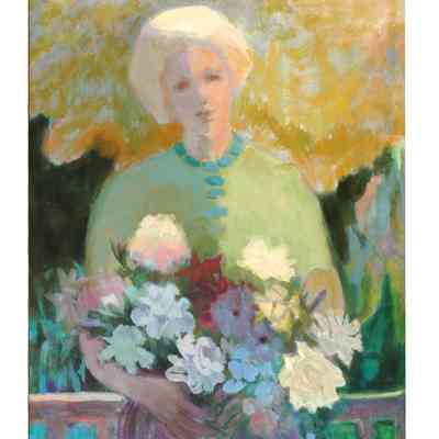 Woman with Flowers