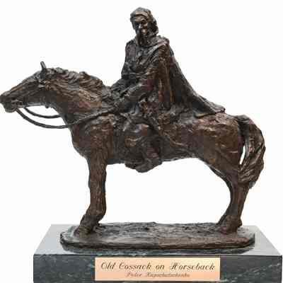 Old Cossack on Horseback