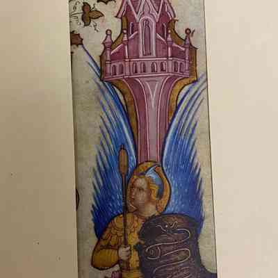 Illuminated Manuscript Fragment