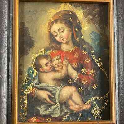 The Virgin Feeding the Christ Child