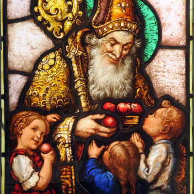 St. Nicholas with Children