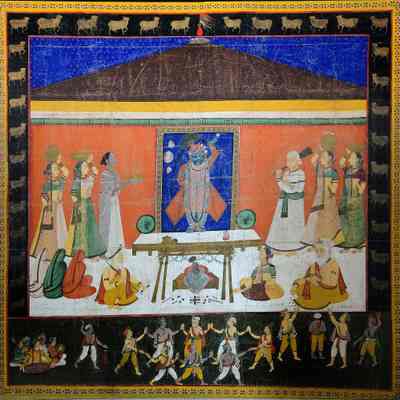 Sharad Purinima Picchavi or Autumn Full Moon Celebration