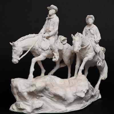 Two Gauchos on Horseback