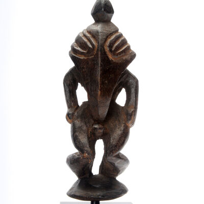 Wooden Igbo Male Figure from Nigeria
