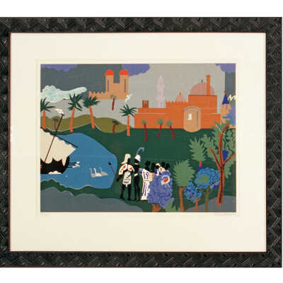 Odysseus Leaves Nausicaa