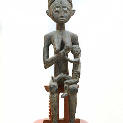 Seated Female Figure with Child