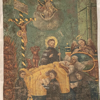 Ex voto of St. Camillus de Lellis with Dying Man