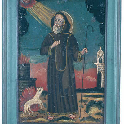 San Francisco de Paula (St. Francis of Paola) (Retablo)