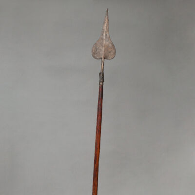 African Carbon Steel and Wood Spear
