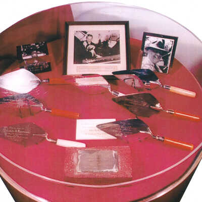 Alumni Grouping John McShain's Ceremonial Building Trowels