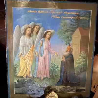 Icon of St. Alexander of Svir