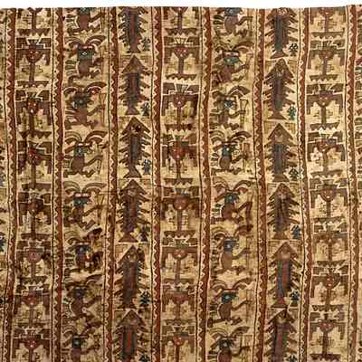 Chancay Painted Textile Panel