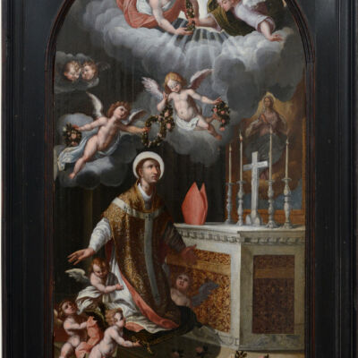 St. Ildephonsus Receiving a Floral Crown