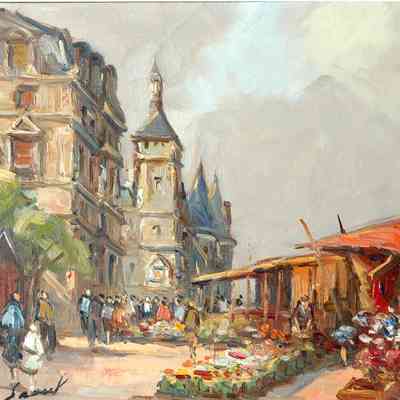Flower Market in Paris