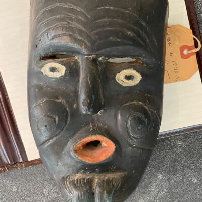 Mask, Polychromed Male Face.
