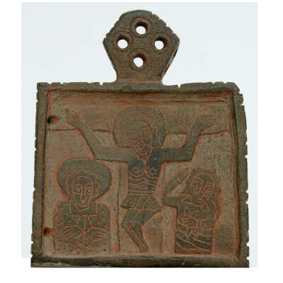 19th c. Ethiopian Double-Diptych (Central Panel)