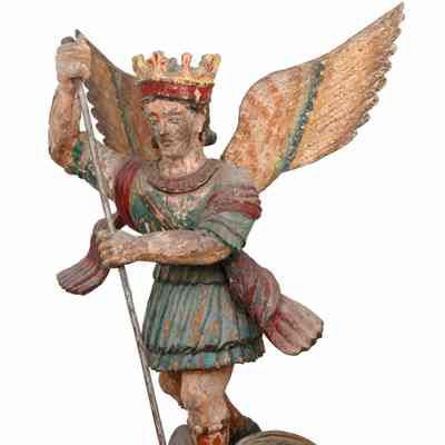 Bulto of St. Michael Slaying the Devil