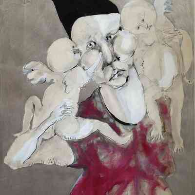 Untitled (Woman with Two Angels)